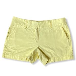 A.TAYLOR LOFT | Light Yellow Cotton Shorts, 6